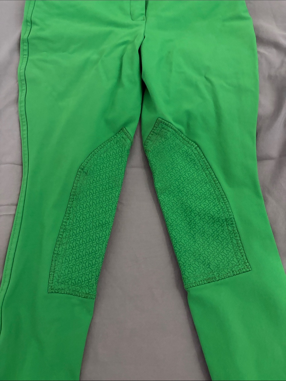 Riding Sport Youth 12 Bright Green Equestrian Pants